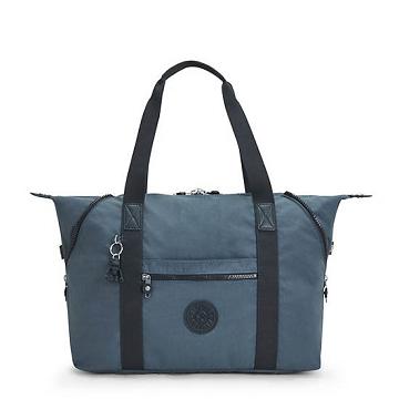 Kipling Art Medium Iconic Tote Tassen Donkerblauw Grijs | NL 1448YX